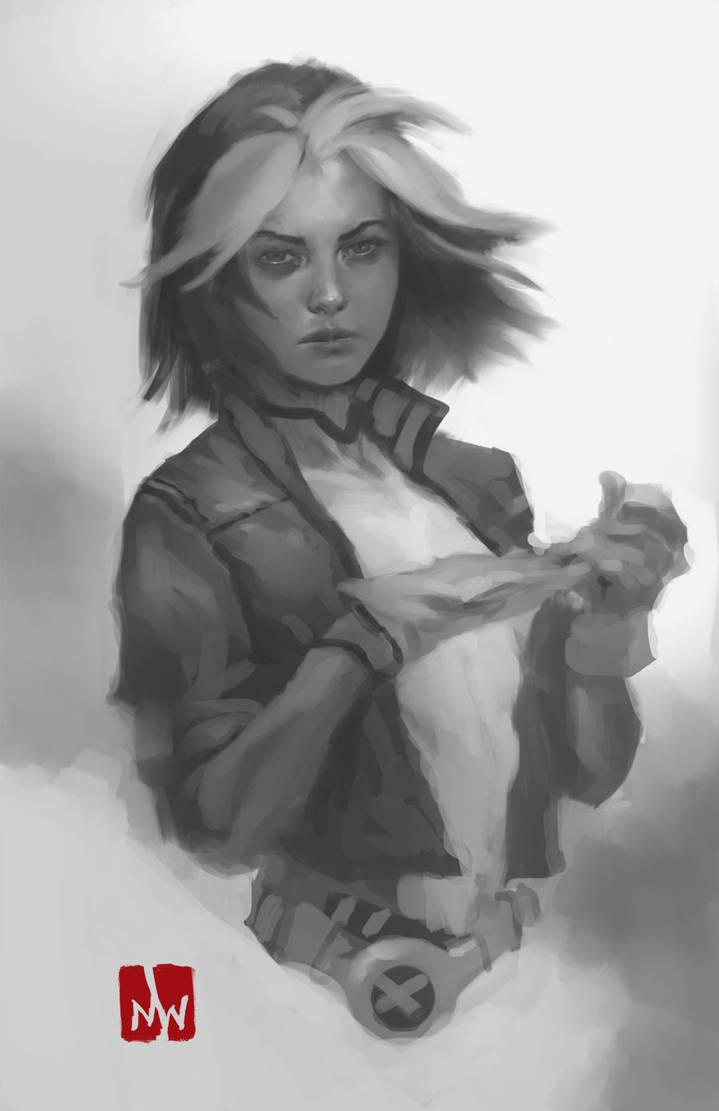 X-Men::Rogue Sketch by MarkWinters