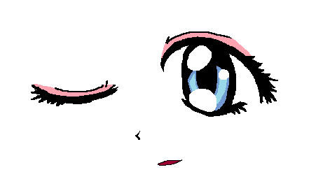 Anime Eye Wink By Immzym123 On Deviantart.