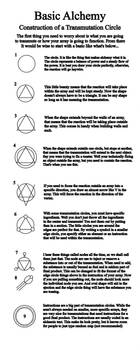 Transmutation Circle Tutorial by Notshurly