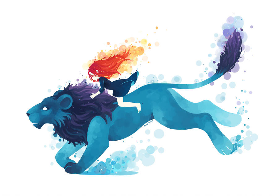 Lion rider by freeminds
