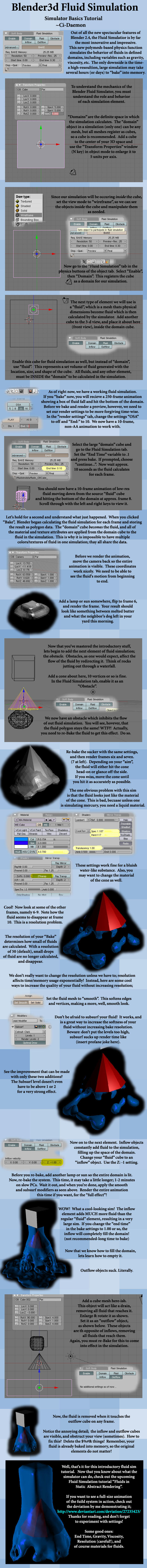 Blender Fluid Sim Basics by Ci-Blender