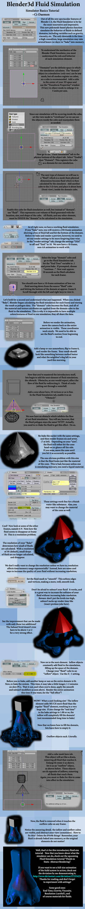 Blender Fluid Sim Basics by Ci-Blender