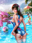 D.va swimsuit by Liang-Xing D.va swimsuit by Liang-Xing