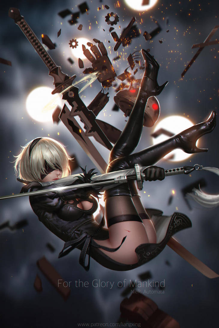 A2 By Liangxing Deviantart T Automata Nier Automata