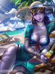 Widowmaker's new summer skin by Liang-Xing Widowmaker's new summer skin by Liang-Xing
