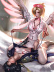 Mercy X Hanzo Yuri by Liang-Xing Mercy X Hanzo Yuri by Liang-Xing