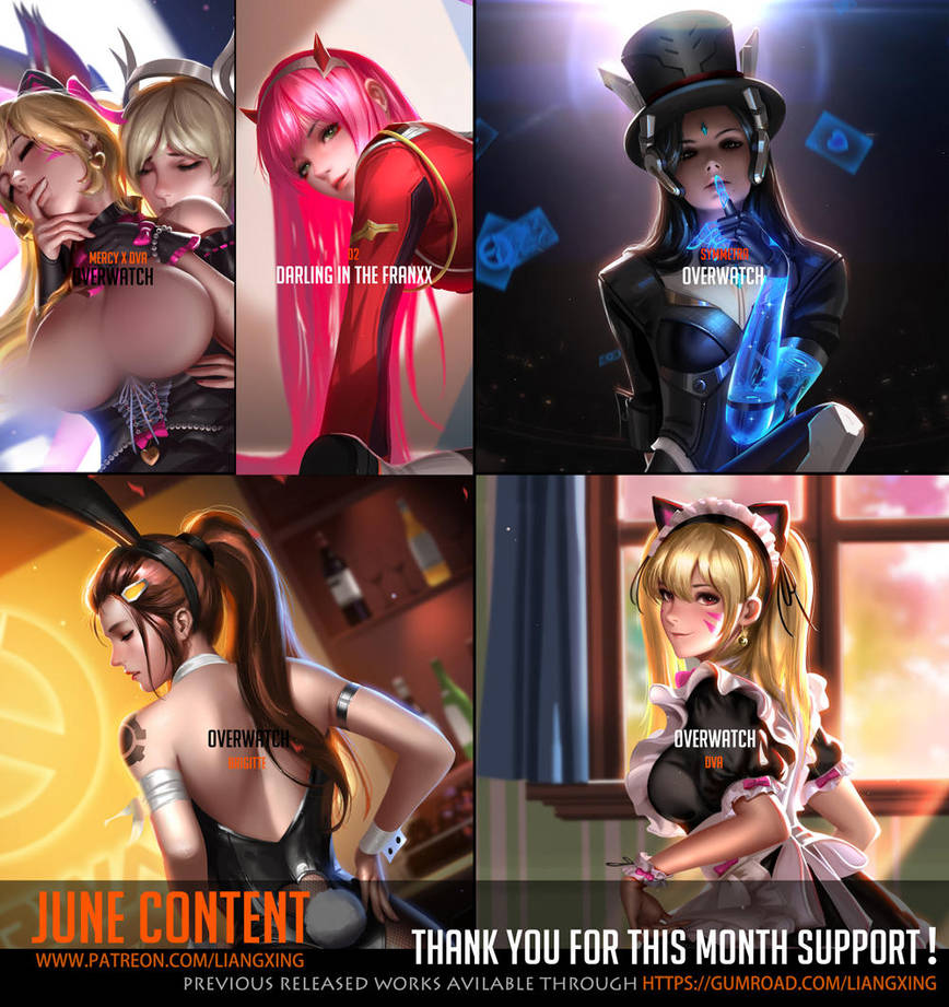 June Content complete ! by Liang-Xing