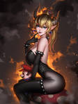Bowsette by Liang-Xing