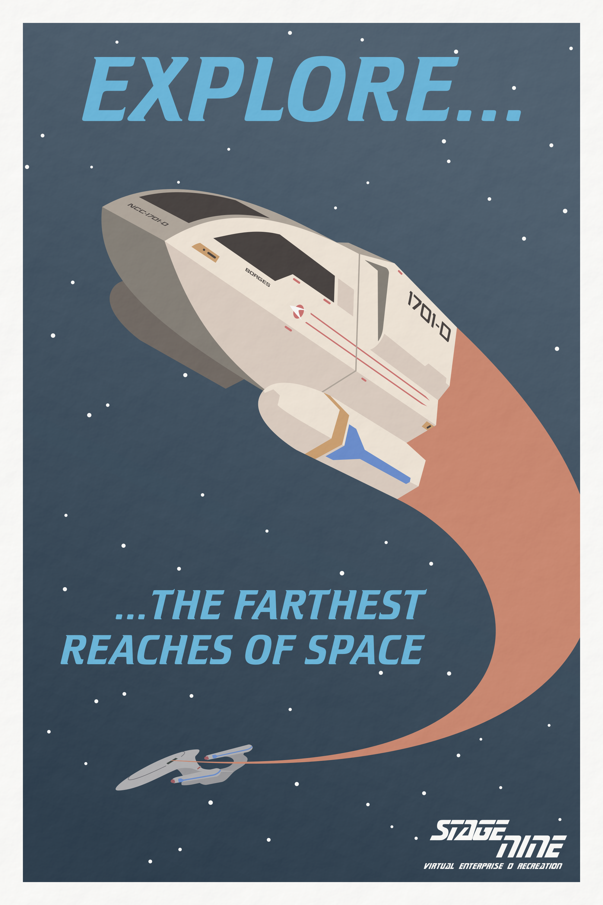 Stage 9 'Explore' Poster by Rekkert
