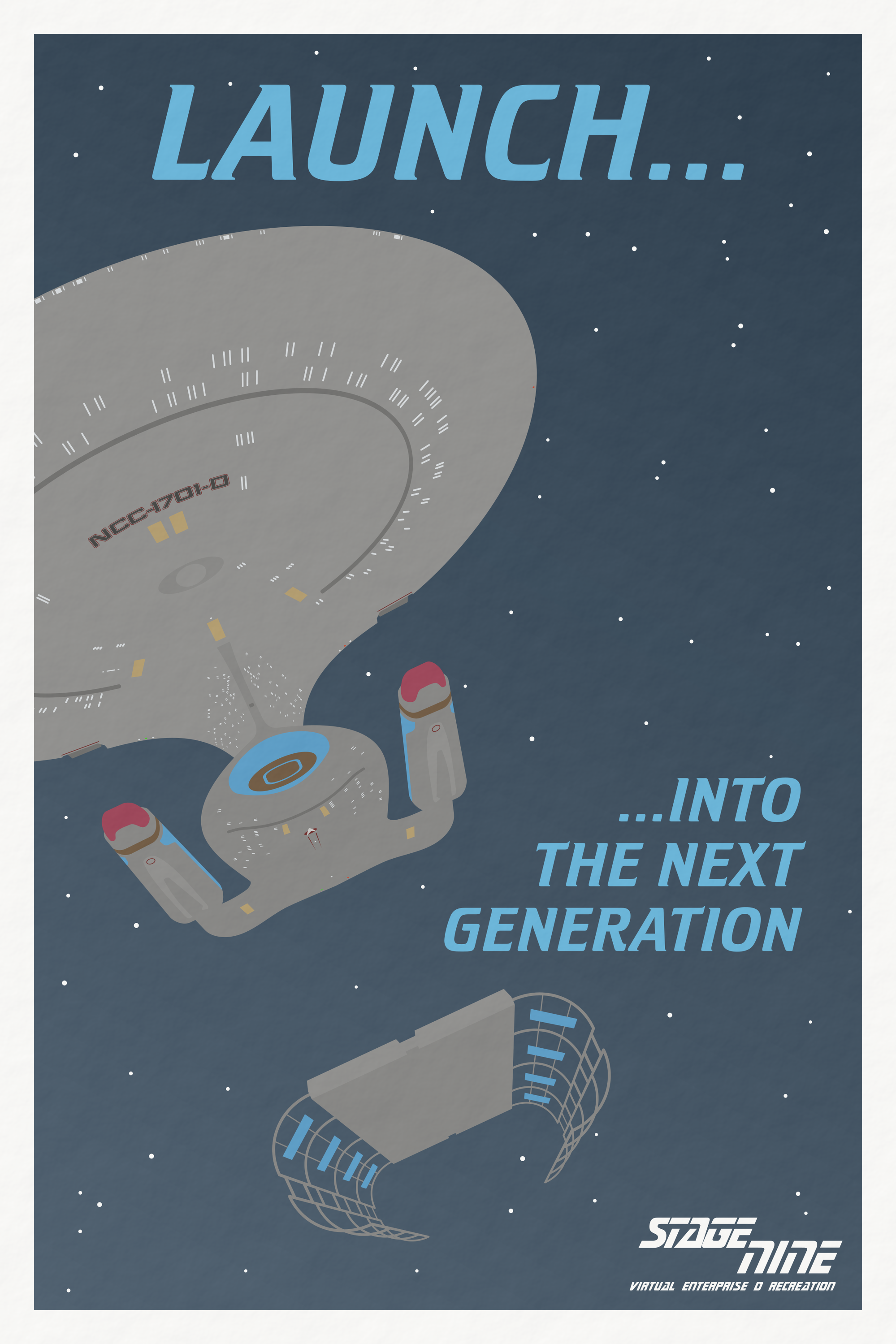 Stage 9 'Launch' Poster by Rekkert