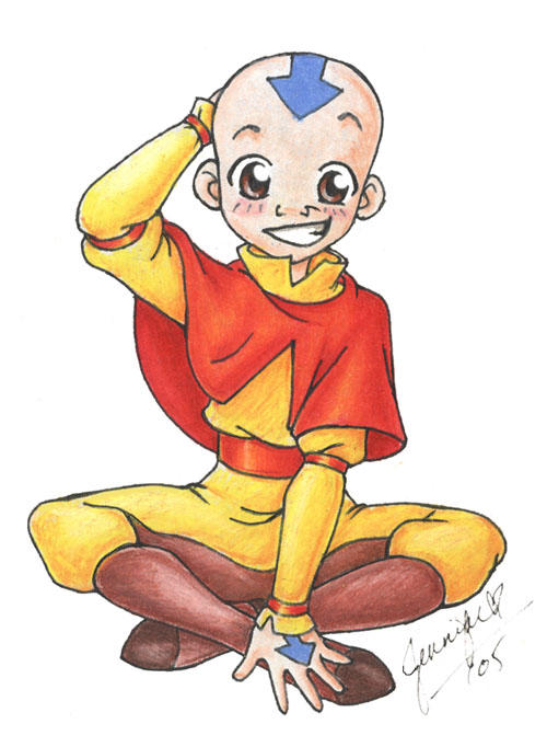 Aang the Avatar by chibi-jen-hen