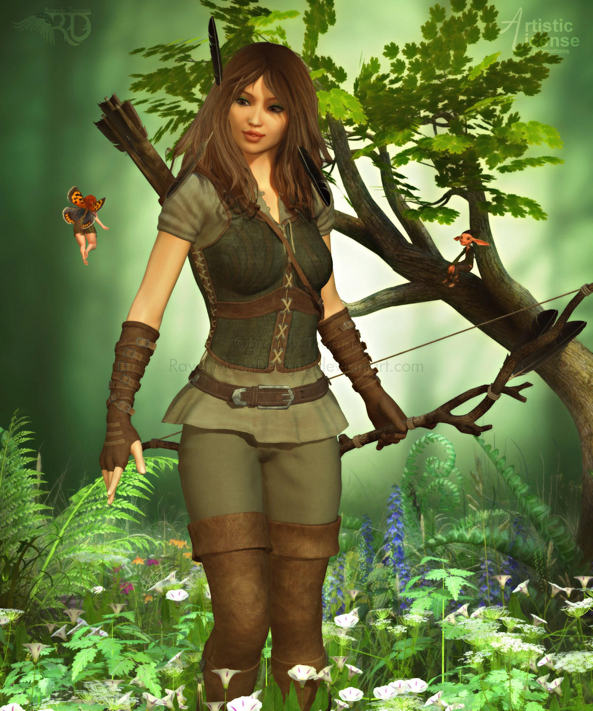 In the Faerie Wood by RavenMoonDesigns