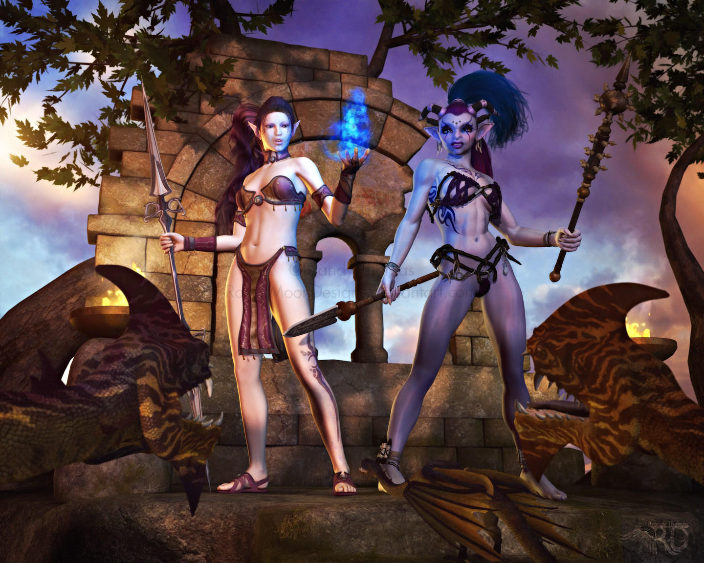 Between Two Fires by RavenMoonDesigns