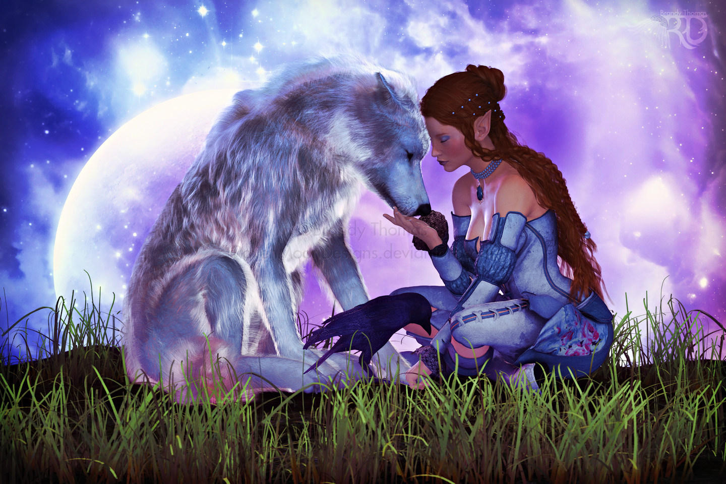 A Shared Connection by RavenMoonDesigns