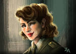 Speedpaint: Peggy Carter by ZLynn
