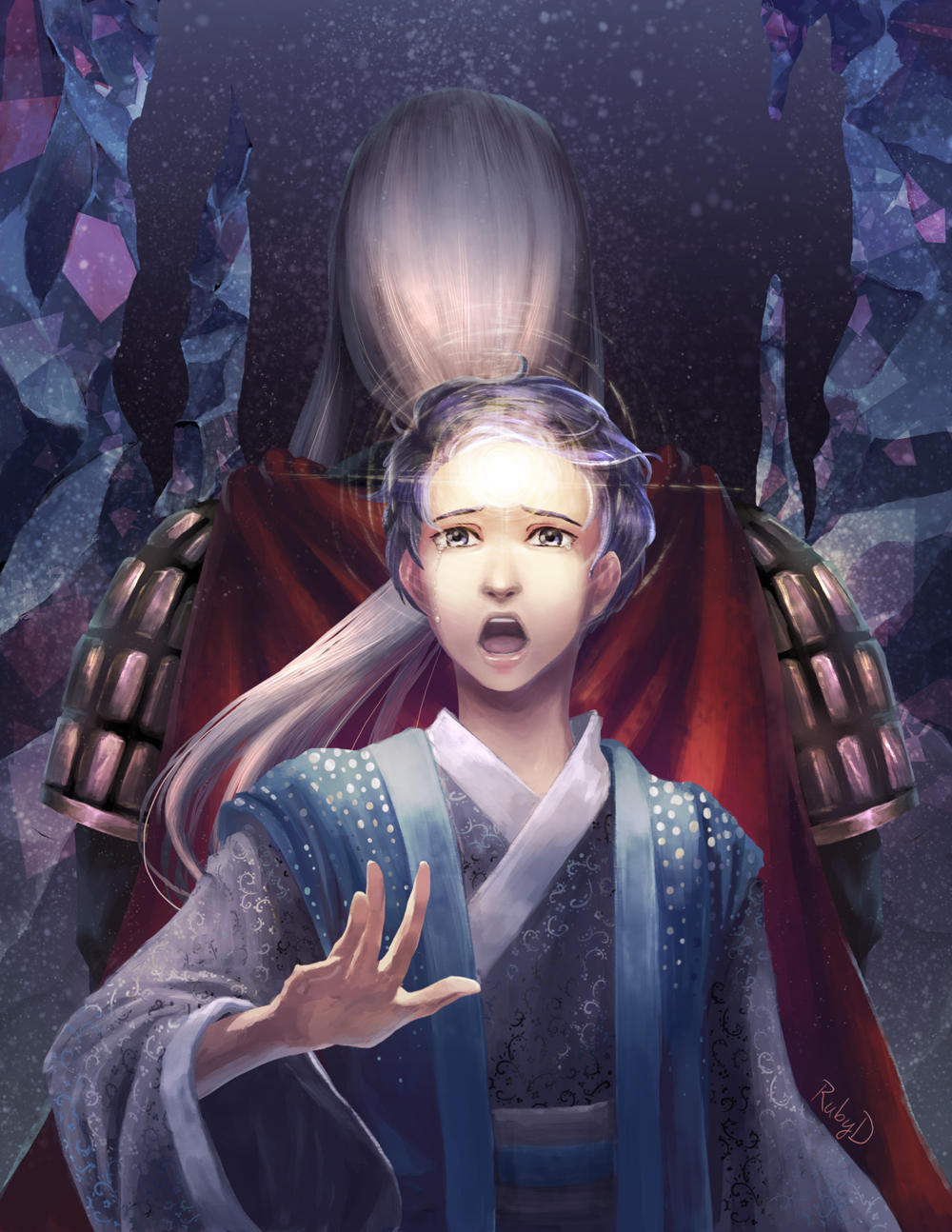 The Twelve Kingdoms - Kirin and King by rubyd