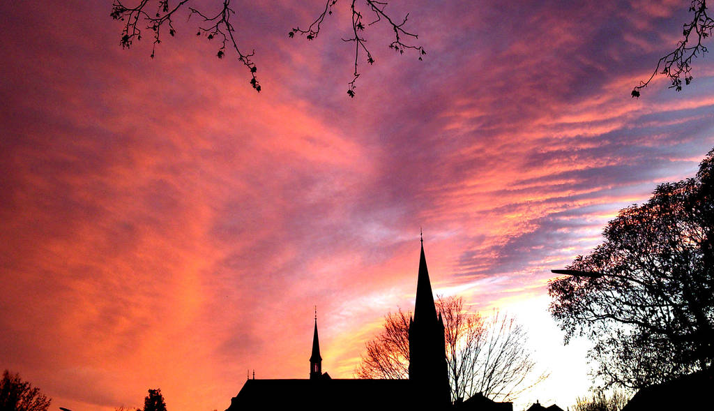Sometimes You Wanna See The Sky Burn - Sunset Bonn by TheDrawnDen93