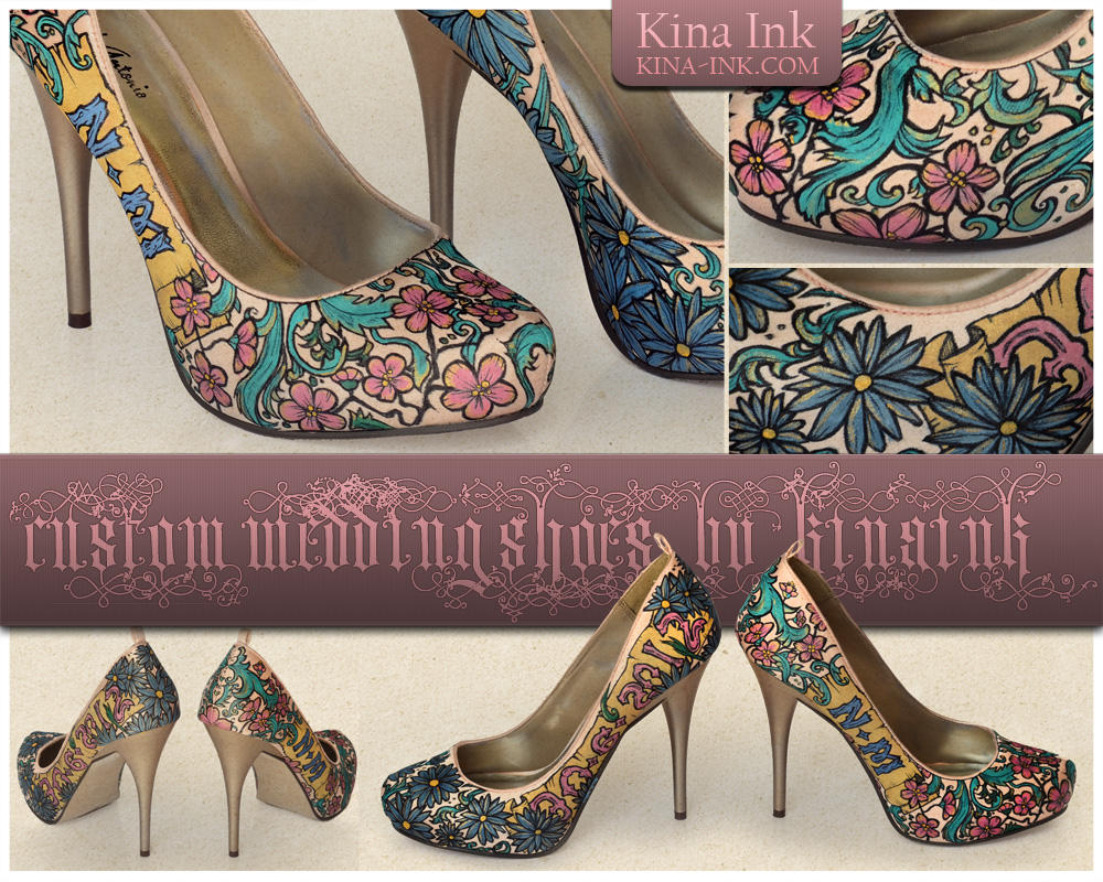 Nancy's Wedding Shoes by kina