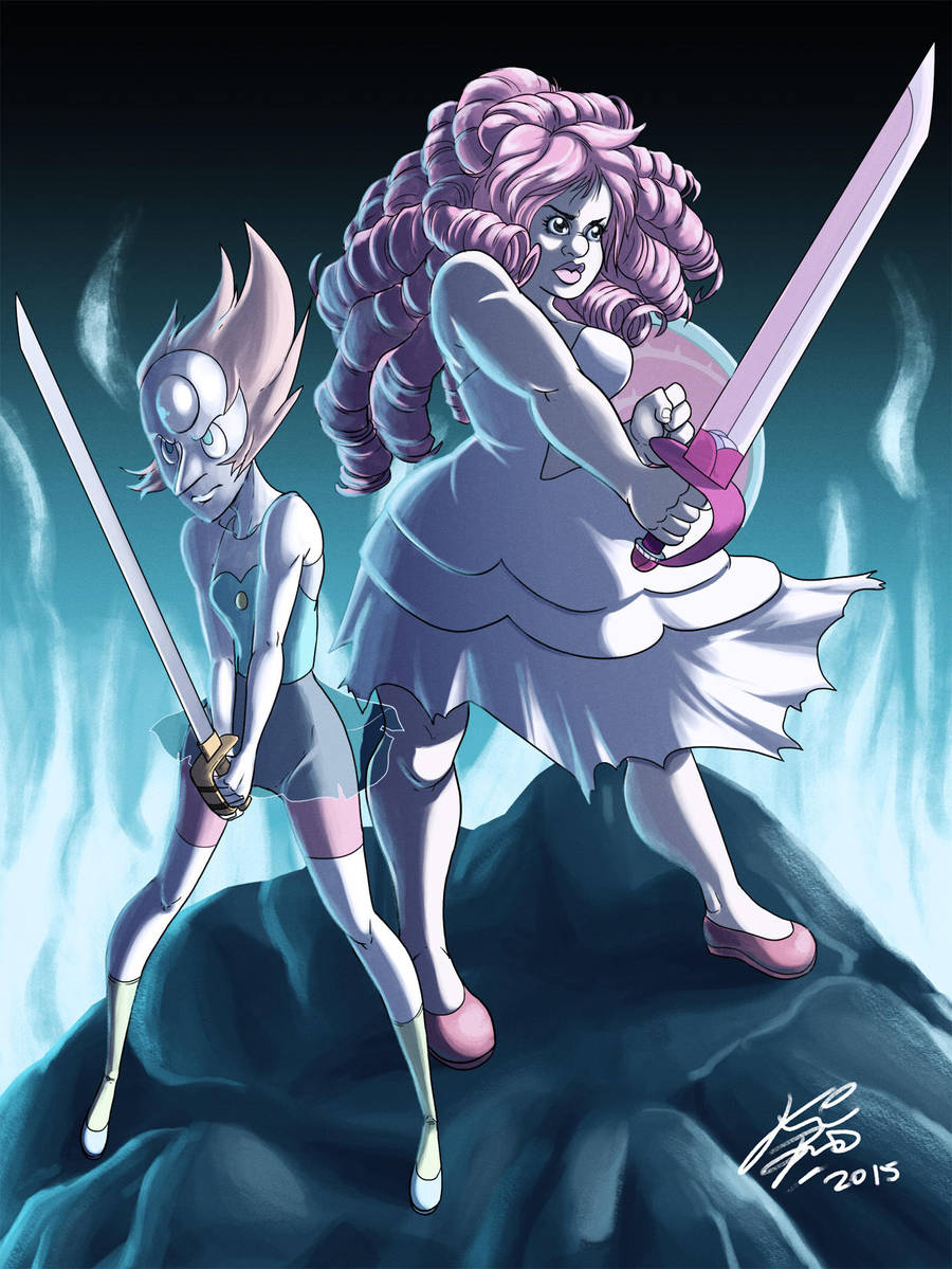Rose-pearl Battle by Keino-Evans