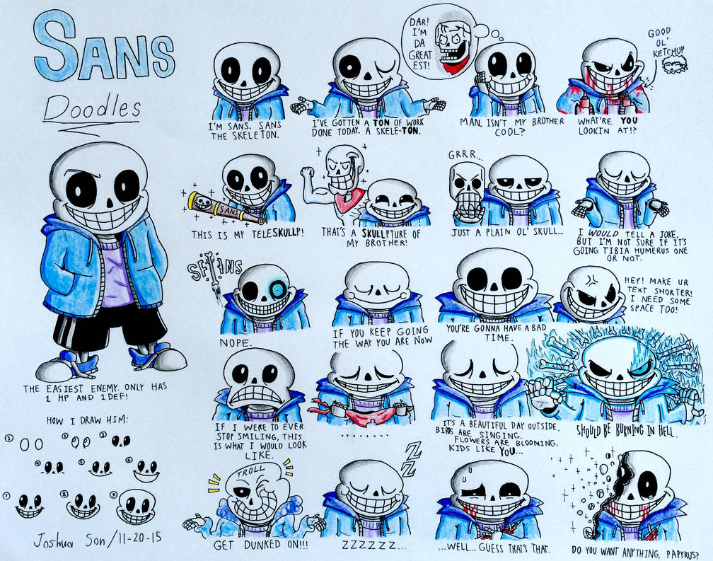 Sans Doodles by Josh-S26
