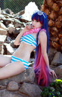 pool side fun by electric-lady