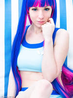 Angel by the pool side by electric-lady