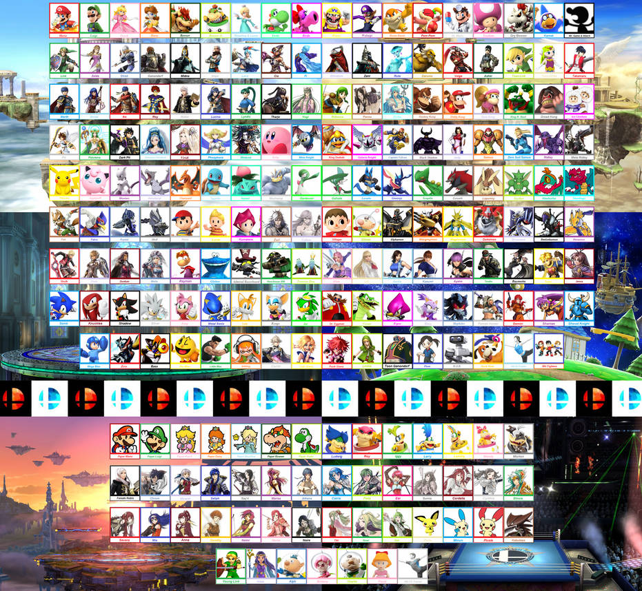 Super Smash Bros. Fan Roster by KanshinX3 on DeviantArt