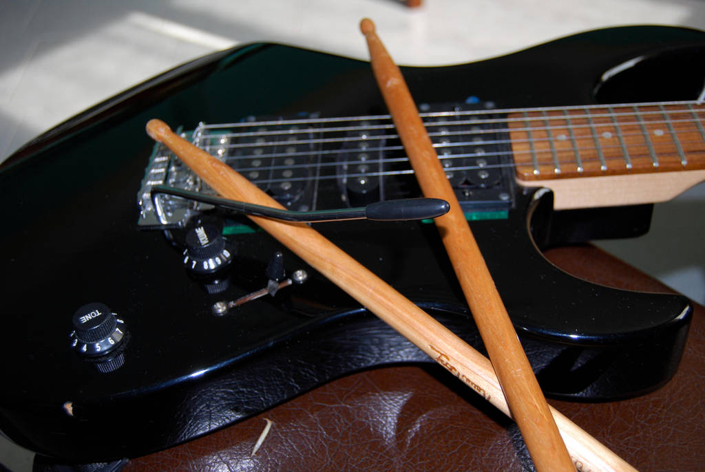 Drum stick, Guitar by demoMercury on DeviantArt
