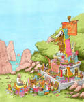 Monkey Shrine by timmolloy