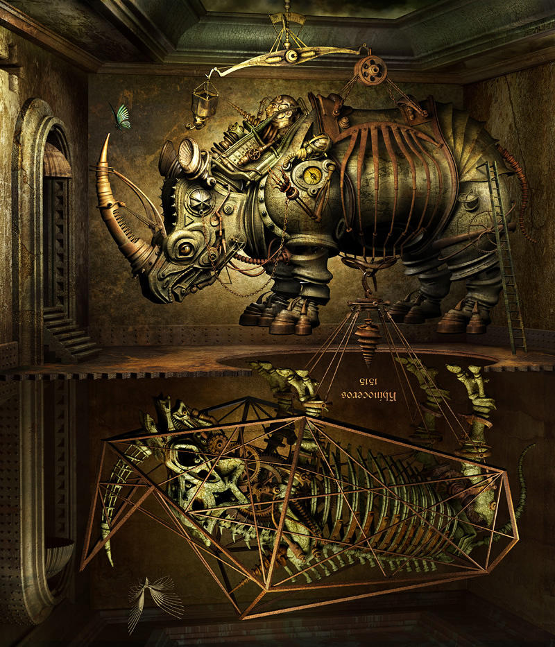 Rhinoceros 1515 by Almacan