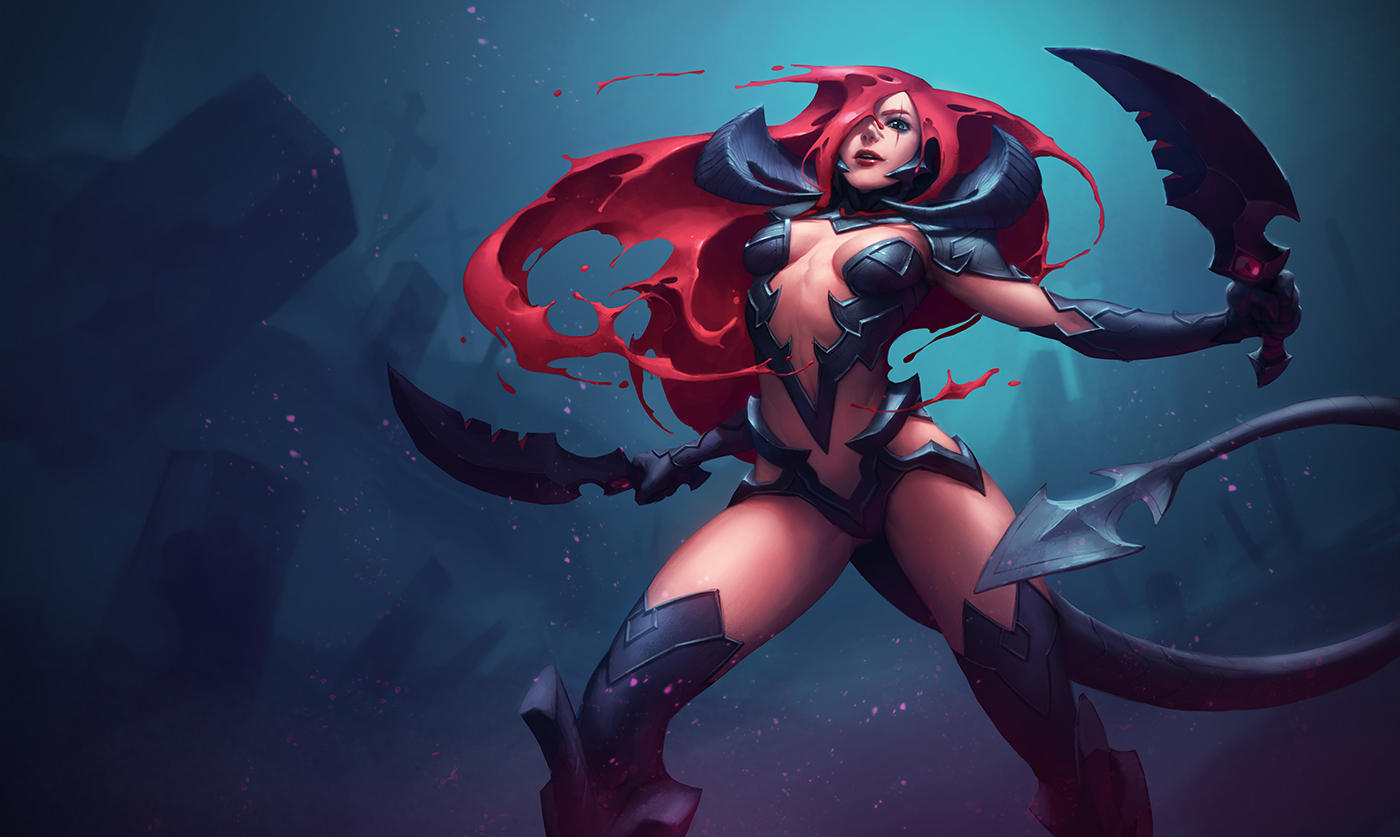 RIOT CONTEST - Succubus Katarina by Kurunya