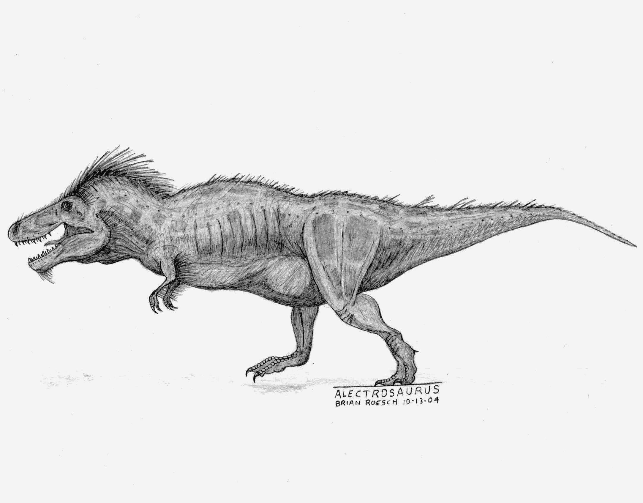 Alectrosaurus olseni by briankroesch