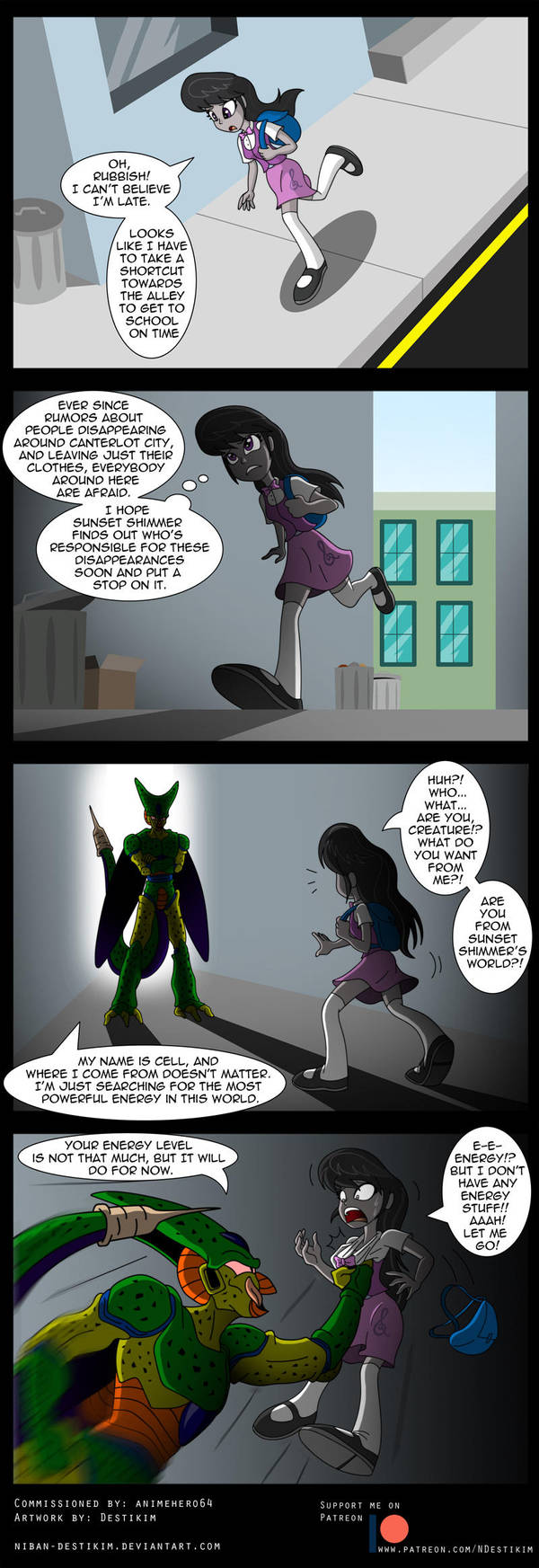 Commission: Cell Hunt - Vinyl - 01 by Niban-Destikim on DeviantArt