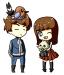 X and Y costumes! by LVStarlitSky