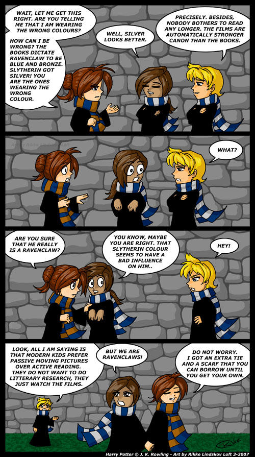 Ravenclaw Colours by Gwennafran