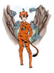R Tiger coloured by Loilie