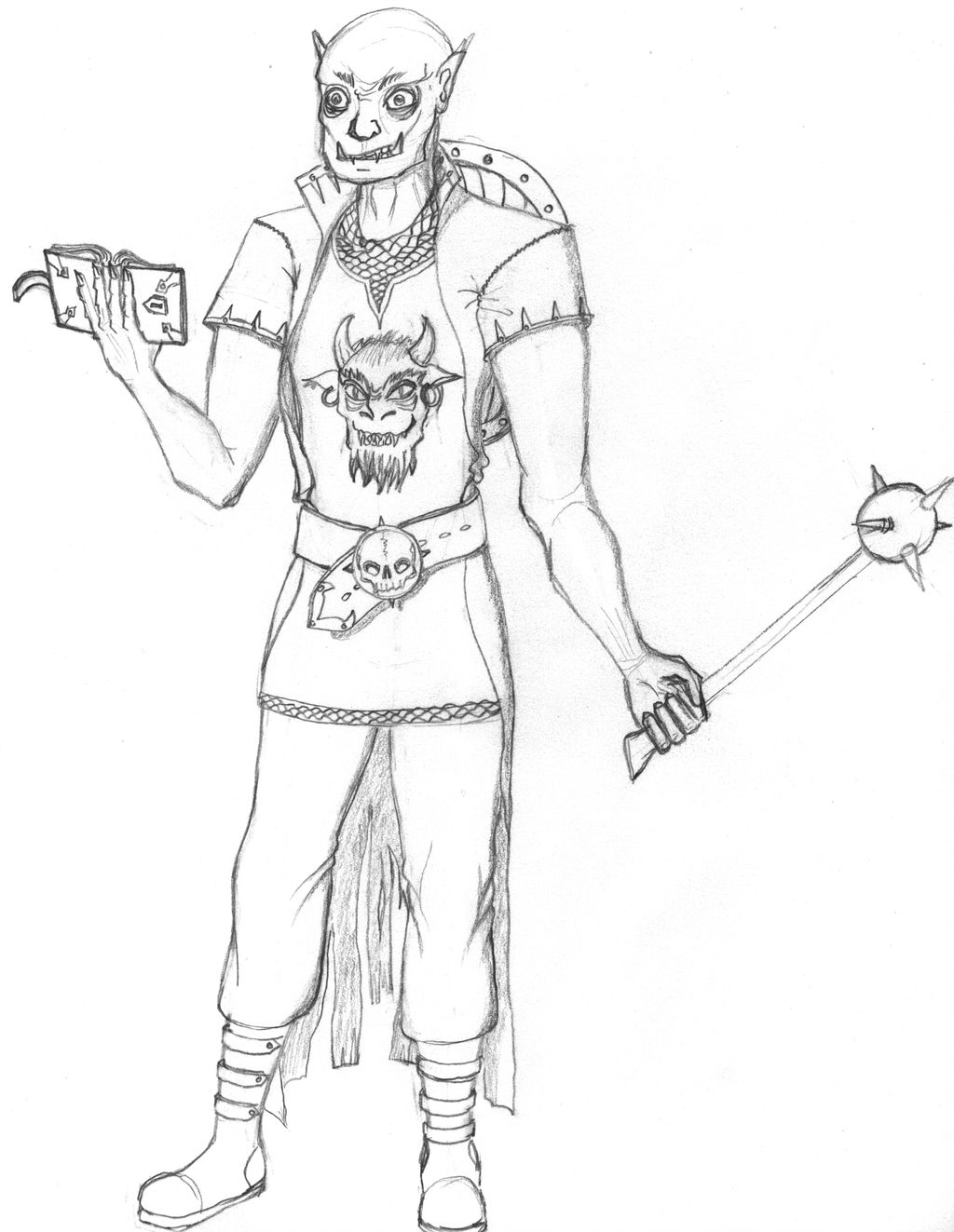 Barzag - Priest of Orcus - Tomb of Abysthor by scetxr-efx