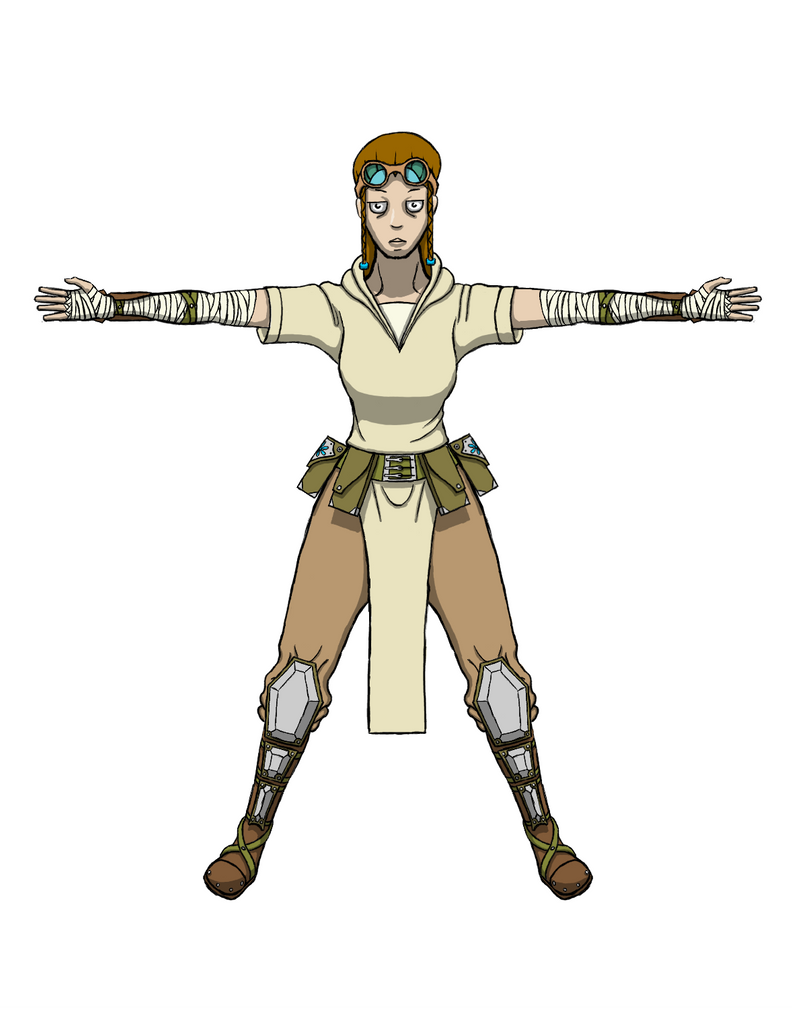 Model Sheet - Elder Sister by scetxr-efx