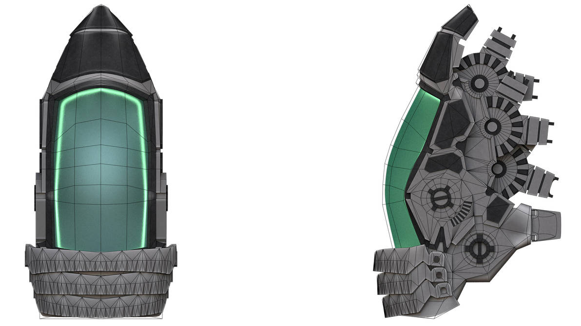 Vented Mech Hull Ortho Wire by scetxr-efx