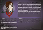 Origami character info profile by mythgital-creatures
