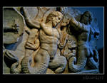 War between gods and Titans by Hermetic-Wings