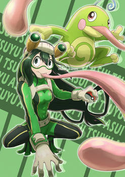 Froppy and Politoed by kelvin-trainerk
