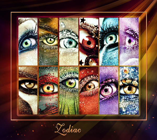 2017 Zodiac eyes calendar by ftourini