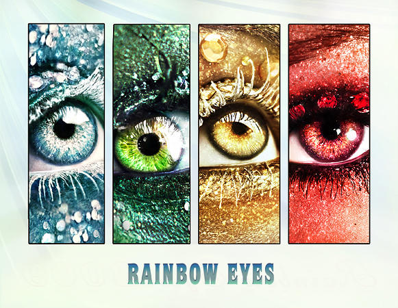2013 calendar rainbow eyes by ftourini