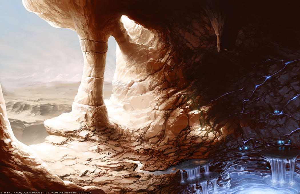 Desert Cavern by JayAxer
