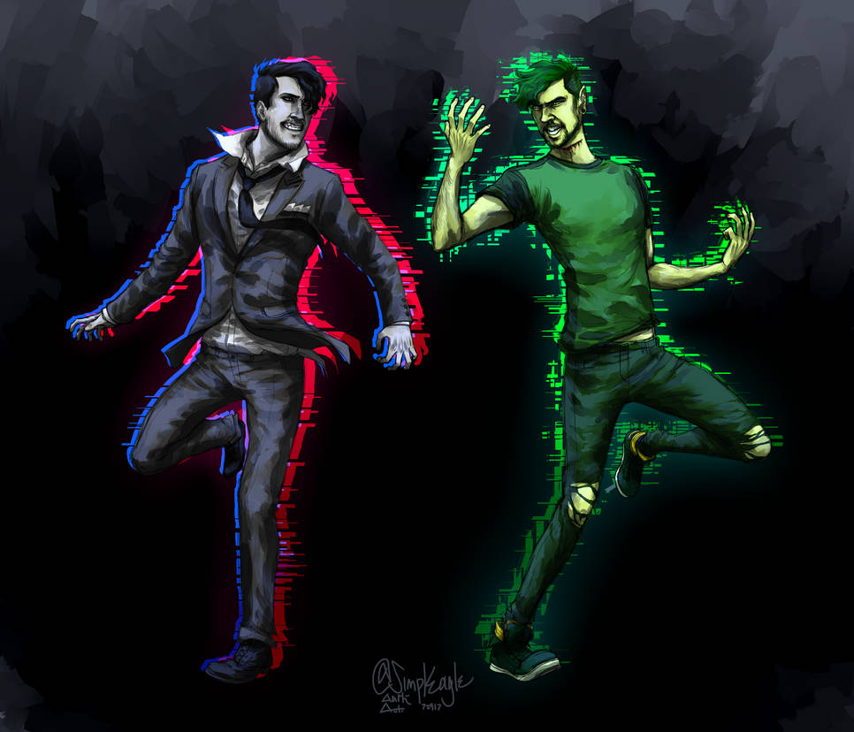  Darkiplier vs Antisepticeye  Video 1 ed by SimplEagle 