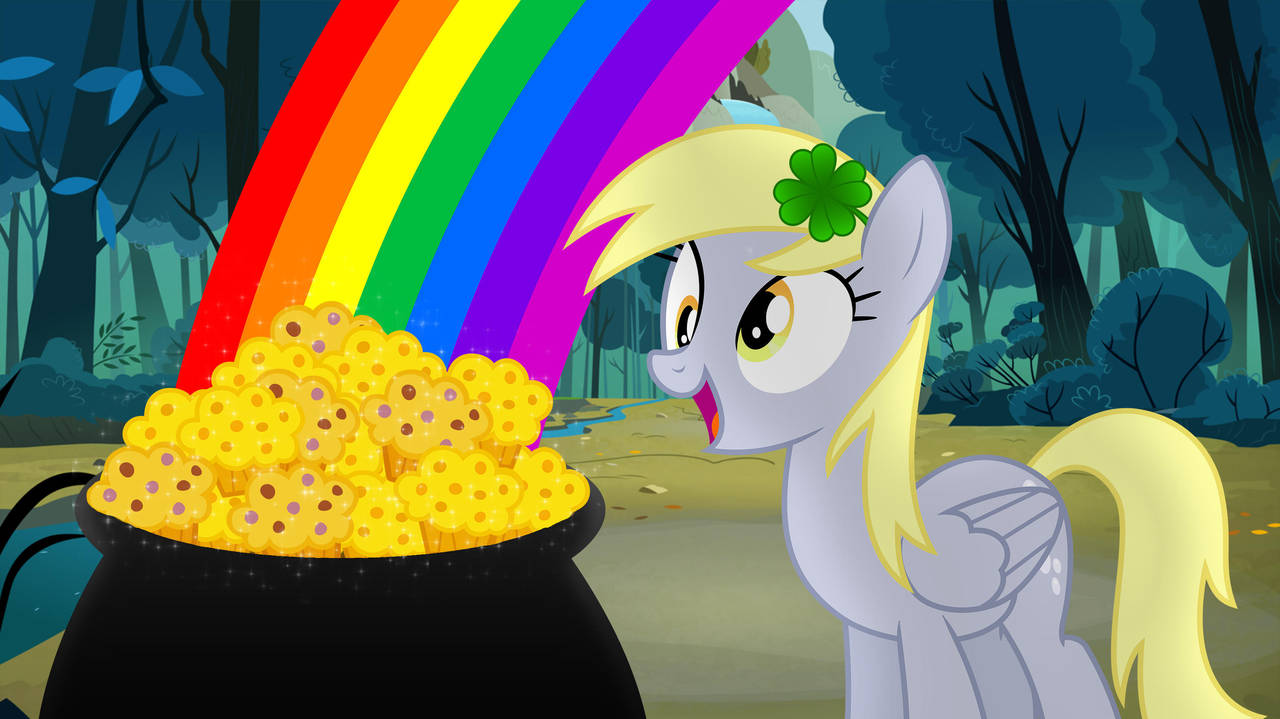 Derpy and the Pot of Gold Muffins by GreenMachine987