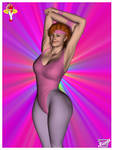 Debbie Turnbull's Aerobics Poster by ImfamousE