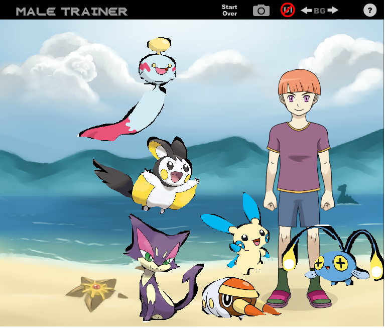 my alola male companion - Kaiya by akarifan25
