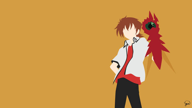 Issei Hyoudou (High School DxD) Minimalism by greenmapple17